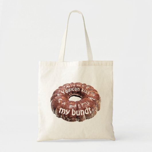 Je kunt mijn gebundelde grappige cake kussen tote bag (Voorkant)