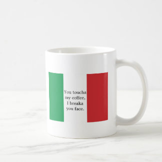 Je kunt mijn koffie aanraken, ik breaka je geconfr koffiemok