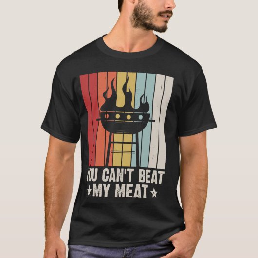 Je kunt mijn vlees BBQ niet verslaan T-shirt (Voorkant)