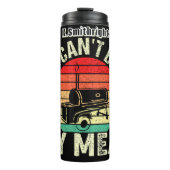 Je kunt mijn vlees niet verslaan thermosbeker (Voorkant)