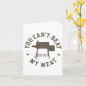 Je kunt mijn vleesbbq niet verslaan met het grille kaart (Gele Bloem)