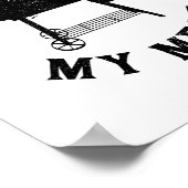 Je kunt mijn vleesbbq niet verslaan met het grille poster (Hoek)