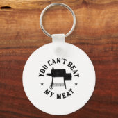Je kunt mijn vleesbbq niet verslaan met het grille sleutelhanger (Voorkant)