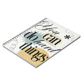 Je kunt moeilijke dingen doen Inspiratie Notitieboek (Linkerzijde)