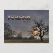 Je kunt Motivatie Briefkaart (Voorkant)