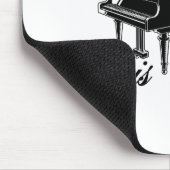 Je kunt naar klassieke muziek muismat (Hoek)