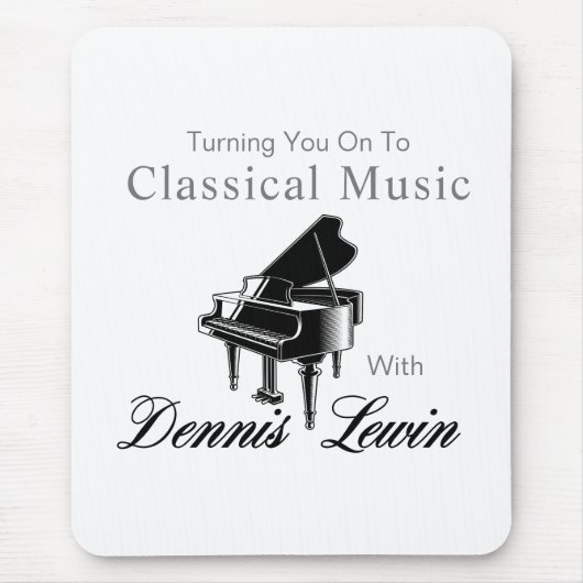 Je kunt naar klassieke muziek muismat (Voorkant)