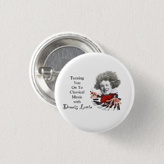 Je kunt naar klassieke muziek ronde button 3,2 cm (Voorkant /achterkant)