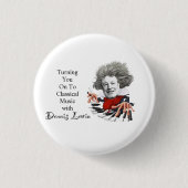 Je kunt naar klassieke muziek ronde button 3,2 cm (Voorkant)