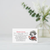 Je kunt naar klassieke muziek visitekaartje (Staand voorkant)