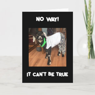 JE KUNT NIET '40' KAART ZIJN