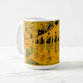 Je kunt niet gaan zitten koffiemok (Voorkant links)