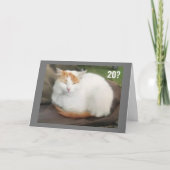 JE KUNT NIET GELOVEN DAT JE '20e' BIRTHDAY BEVINDT Kaart (Voorkant)