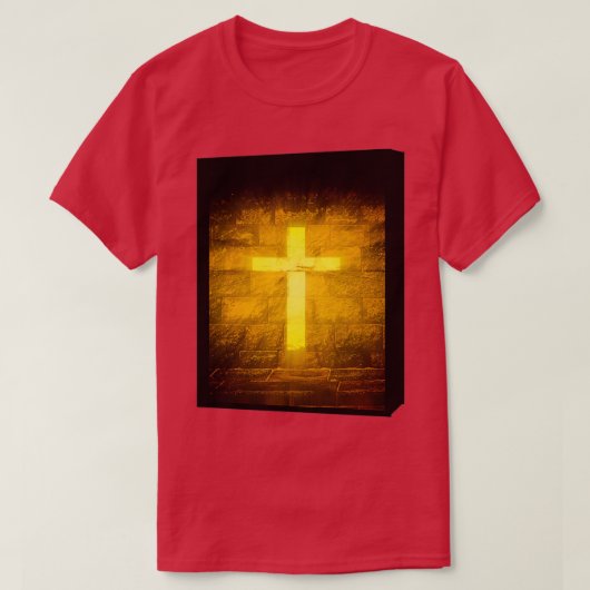 Je kunt niet geloven in God totdat je in je geloof T-shirt (Design voorkant)