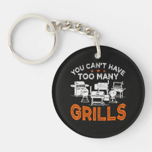 Je kunt niet genoeg Grills hebben Sleutelhanger