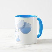 Je kunt niet gieten uit een leeg vaartuig mok (Voorkant rechts)