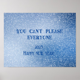 Je kunt niet graag dat iedereen het poster van het