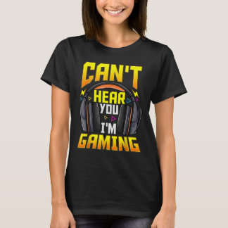 Je kunt niet horen hoe je de mannen van een grappi t-shirt