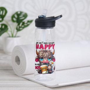 Je kunt niet iedereen gelukkig maken, je bent geen waterfles