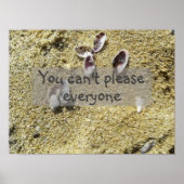 Je kunt niet iedereen tevreden stellen met het gez poster (Voorkant)