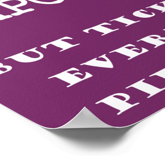 Je kunt niet iedereen tevreden stellen met het gra poster (Hoek)