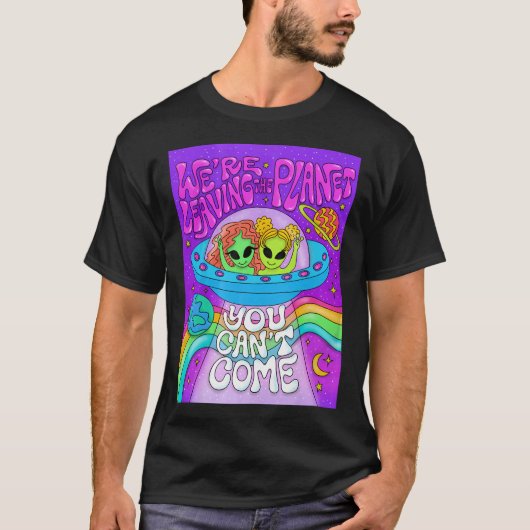 Je kunt niet komen t-shirt (Voorkant)