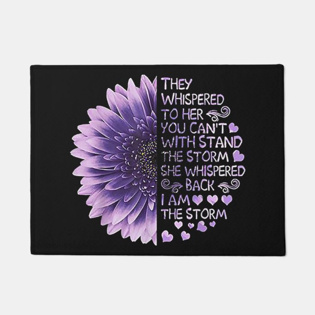 Je kunt niet met de Sto staan. Deurmat (Voorkant)