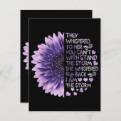 Je kunt niet met de Sto staan. Informatiekaartje (Voorkant / Achterkant)