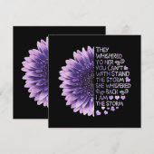 Je kunt niet met de Sto staan. Kaart (Voorkant / Achterkant)