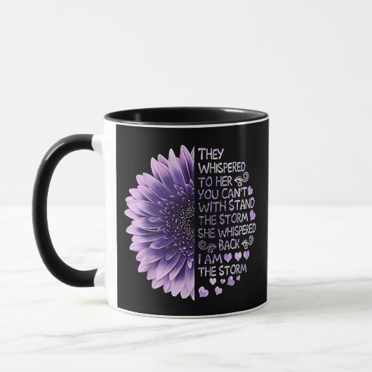 Je kunt niet met de Sto staan. Mok (Links)