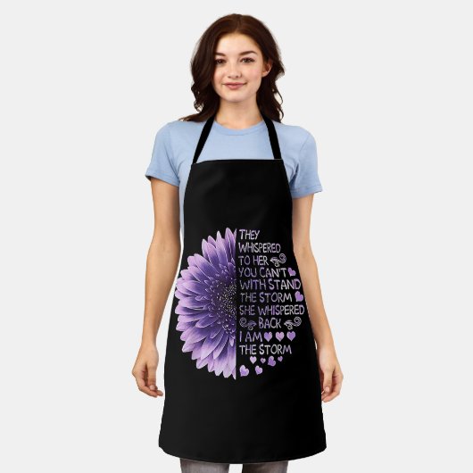 Je kunt niet met de Sto staan. Schort (Gedragen)