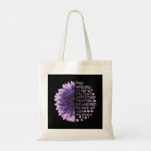 Je kunt niet met de Sto staan. Tote Bag (Achterkant)