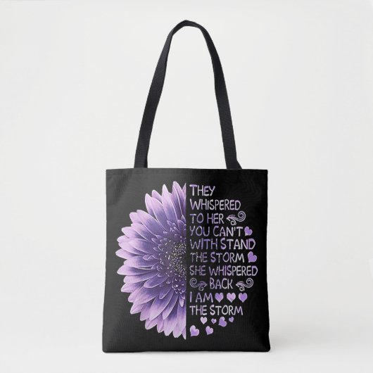 Je kunt niet met de Sto staan. Tote Bag (Voorkant)