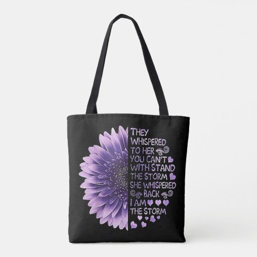 Je kunt niet met de Sto staan. Tote Bag (Achterkant)