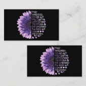 Je kunt niet met de Sto staan. Visitekaartje (Voorkant / Achterkant)