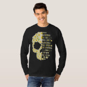Je kunt niet met een standaard schedel D T-shirt (Voorkant volledig)