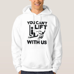 Je kunt niet met ons leven hoodie