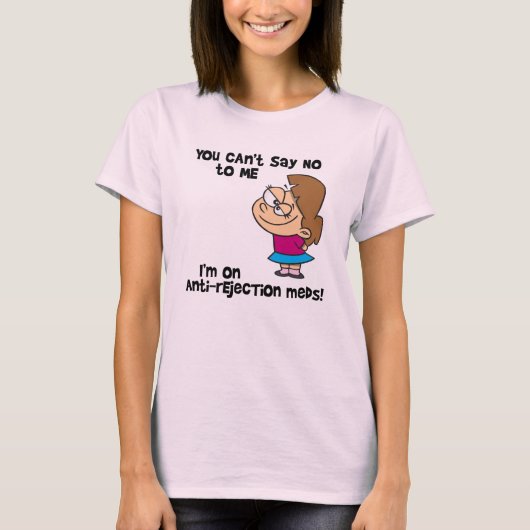 Je kunt niet nee zeggen tegen mij - met cartoon me t-shirt (Voorkant)