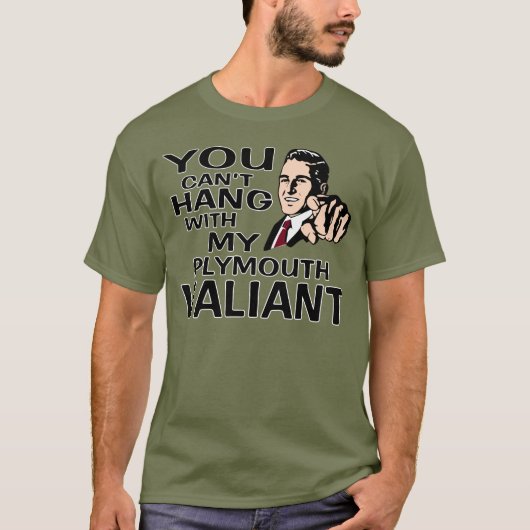 Je kunt niet ophangen met mijn lymouth valiant Fun T-shirt (Voorkant)