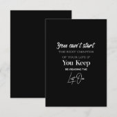 je kunt niet sterren bedankkaart (Voorkant / Achterkant)