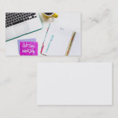 Je kunt niet stoppen met Feminine Visitekaartje (Voorkant / Achterkant)