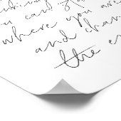 Je kunt niet teruggaan en het begin veranderen... poster (Hoek)