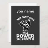 Je kunt niet vinden dat je het kunt creëer kaart (Voorkant / Achterkant)