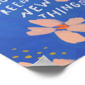 Je kunt nieuwe dingen proberen - inspirerend poster (Hoek)