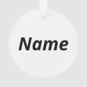 Je kunt nooit genoeg nagellak hebben ornament (achterkant)