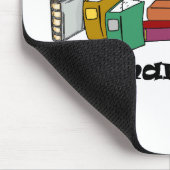 Je kunt nooit te veel boeken t-shirts hebben. muismat (Hoek)