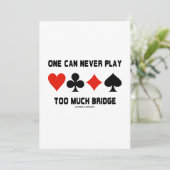 Je kunt nooit te veel Bridge Vier Kaart Suits afsp (Staand voorkant)