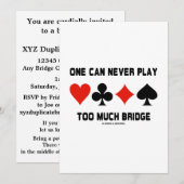 Je kunt nooit te veel Bridge Vier Kaart Suits afsp (Voorkant / Achterkant)