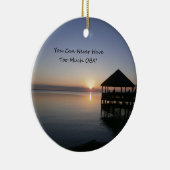 Je kunt nooit te veel buitenbanken hebben keramisch ornament (Rechts)