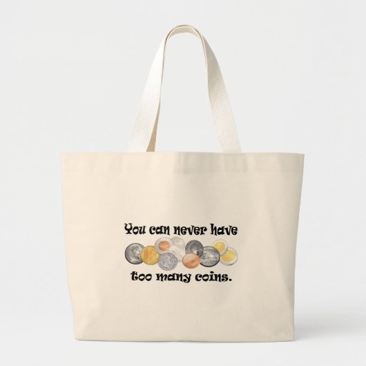 Je kunt nooit te veel cadeautjes hebben. grote tote bag (Voorkant)